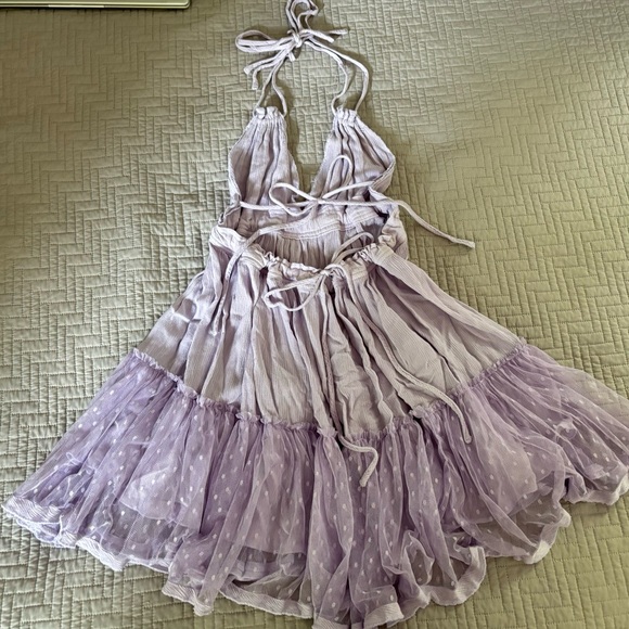 SOLD ON DEPOP**Short Lilac Sundress - Picture 2 of 6